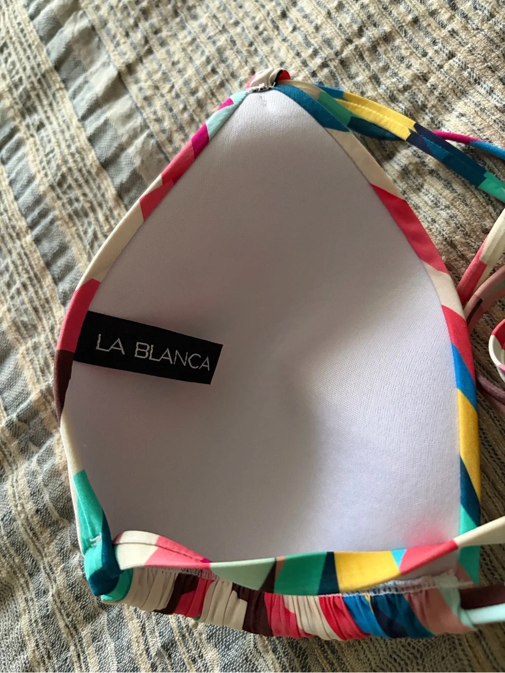 La Blanca bright chevron
